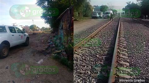 Hallan cadáver envuelto en plástico sobre las vías del tren en Celaya