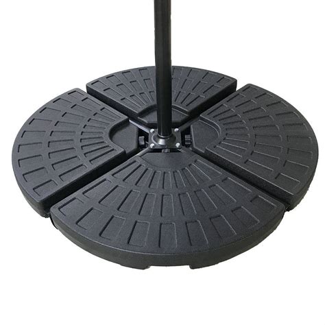 4 Piece Cantilever Offset Patio Umbrella Base Stand Water Umbrella Base Patio Umbrella Base