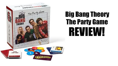 Big Bang Theory The Party Game Review Youtube