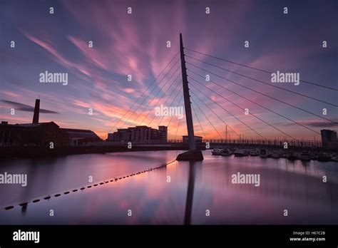 Early Morning On The River Tawe Stock Photo Alamy