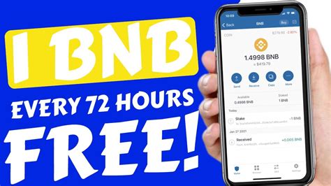 Earn Free Bnb Every Hours Free No Deposit No Refferal Free Bnb