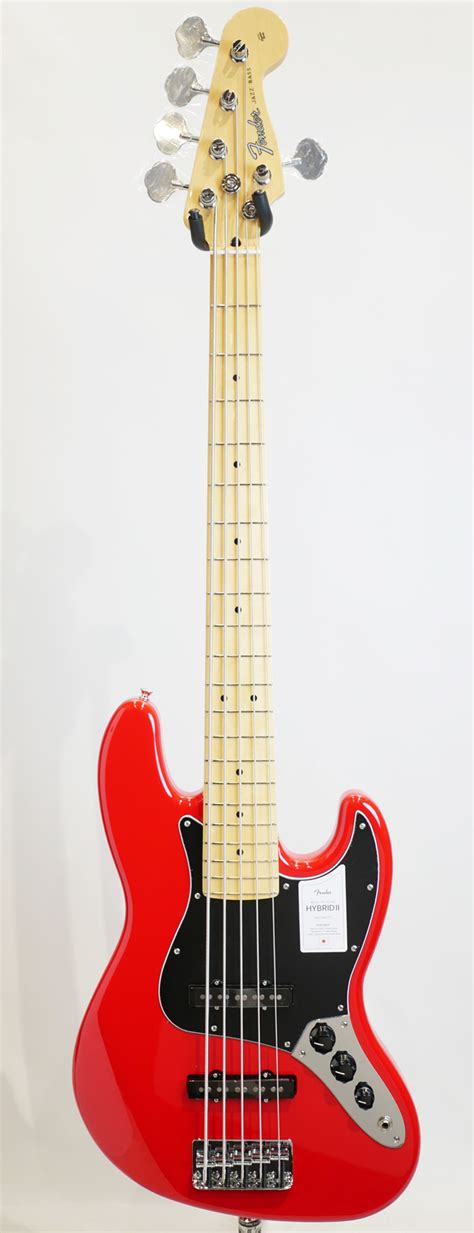 Fender Made In Japan Hybrid Ii Jazz Bass V Modena Red 商品詳細 【mikigakki