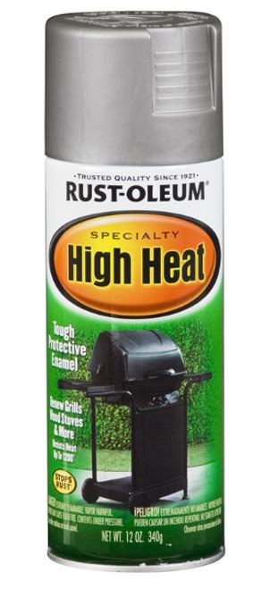 Rust Oleum Specialty Satin Silver High Heat Spray Paint 12 Oz No 7716830 Whitehead