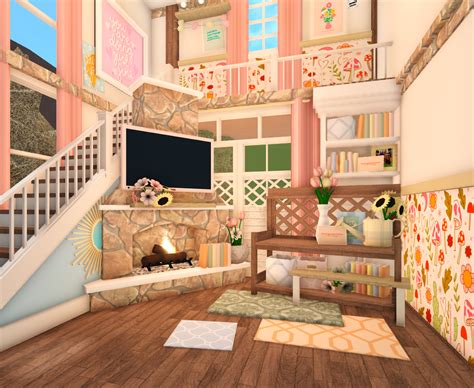 Cute Aesthetic Living Room Ideas Bloxburg