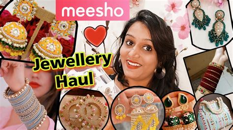 Meesho Huge Trendy Jewellery Haul Part 5 Omg Meesho Ki Sbse