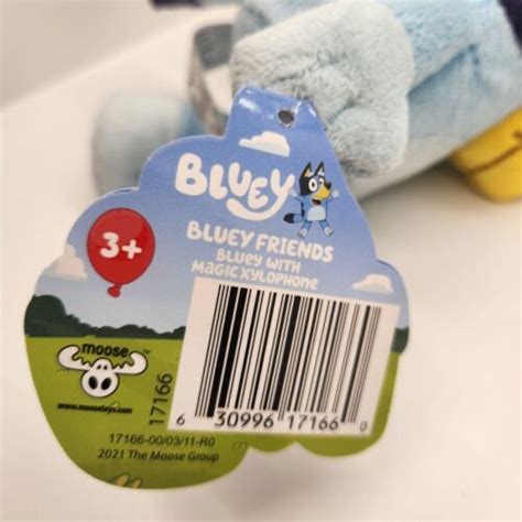 Bluey Friends BLUEY WITH MAGIC XYLOPHONE 8" PLUSH NWT | #4607925024