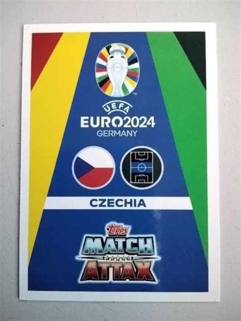 CARTA TOPPS EURO 2024 Match Attax Rainbow Captain CZE 10 Tomas Soucek