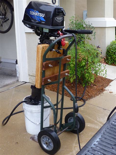 Homemade Outboard Engine Stand