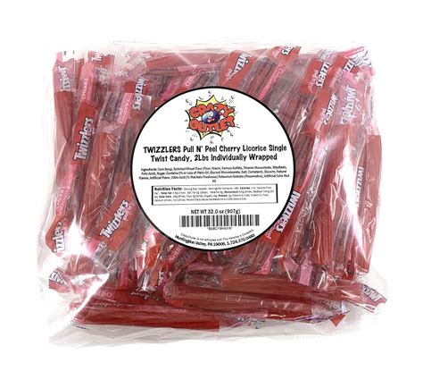 Buy Crazyoutlet Twizzlers Pull N Peel Cherry Licorice Single Twist Valentine S Candy