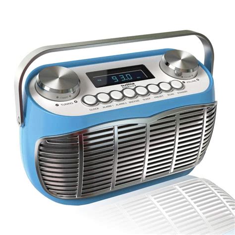 Audible Fidelity Portable Radio Am Fm Radio Alarm Clock Radio Retro