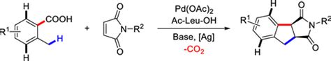 Palladium Catalyzed 3 2 Annulation Of Aromatic Acids By C Sp3 H