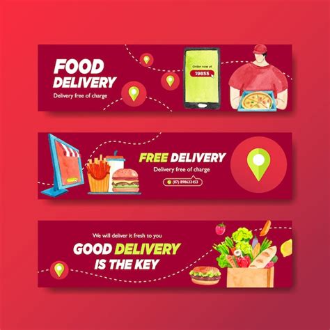 Free Delivery Banner Free Vectors And Psds To Download