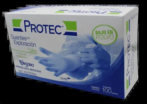 Comprar Protec Guantes Para Exploración De Látex No Estéril Tamaño