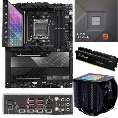 Aufrüstkit Amd Ryzen 9 7950x3d 16x 45ghz 64gb Ram Asus Rog Crosshair X670e Hero Mainboard