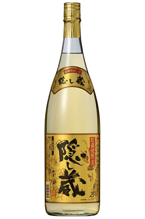 【楽天市場】【送料無料】 濱田酒造 本格焼酎 隠し蔵 25度 瓶 1800ml（18l） 6本 1ケース 麦焼酎 鹿児島 濱田酒造隠し蔵