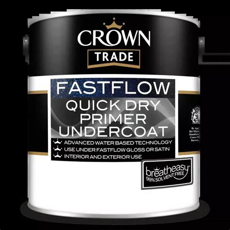 Crown Trade Fastflow Quick Dry Primer Undercoat Quick Dry Primer