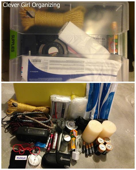 Emergency Preparedness: The Emergency Kit | CleverGirlOrganizing.com