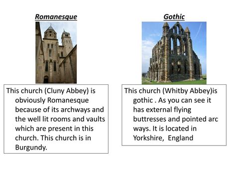 PPT - Romanesque vs. Gothic Architecture PowerPoint Presentation, free download - ID:5431447