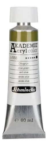 Tinta Acrílica Schmincke Akademie 60ml 558 Olive Green Frete grátis