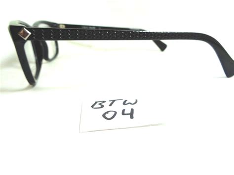 New Cole Haan Eyeglass Frame Ch4000 001 Black Btw 04 Ebay