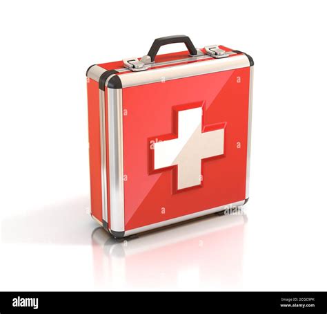 First Aid Kit Medical Case 3d Illustration Stock Photo Alamy