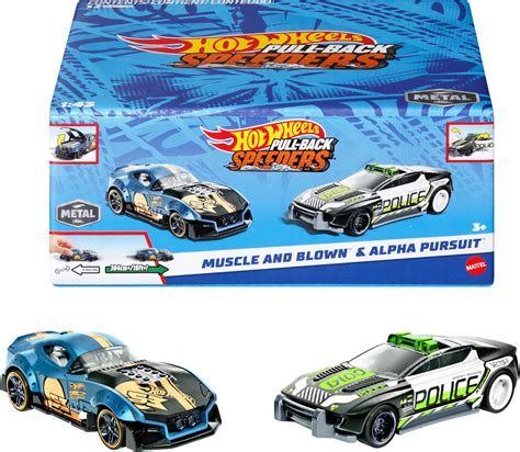 Hot Wheels Pullback Speeders Conjunto Sortido 2 Carrinhos De