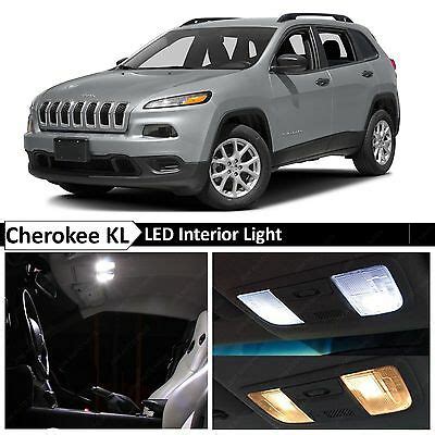 15x White Interior Map Dome LED Light Package Kit For 2014 2015 Jeep