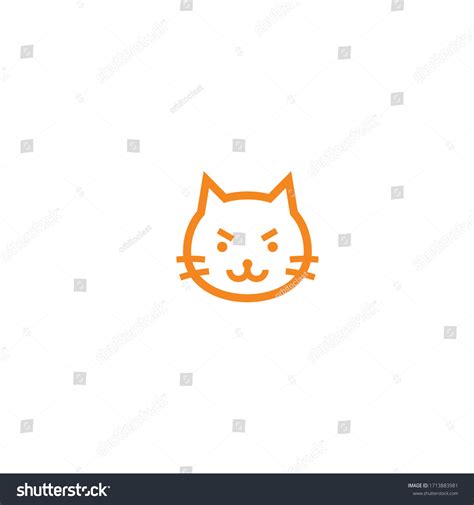 Isolated Cat Wry Smile Emoji Emoticon Stock Vector (Royalty Free) 1713883981 | Shutterstock