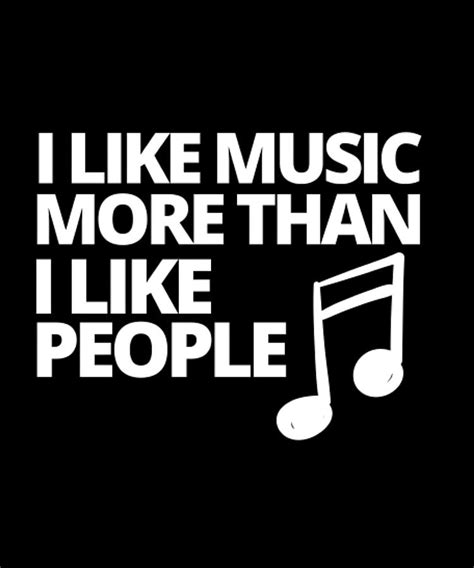 I Like Music More Than I Like People Poster Painting By Butler Morris