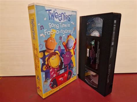 Tweenies Song Time Is Fab A Rooney Pal Vhs Video Tape H56 £2 49 Picclick Uk