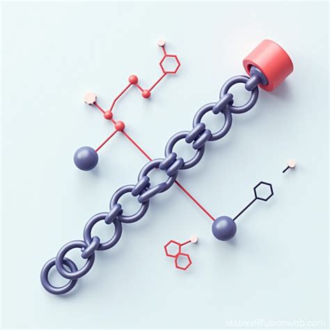 Polymer Chain Schematic Stable Diffusion Online