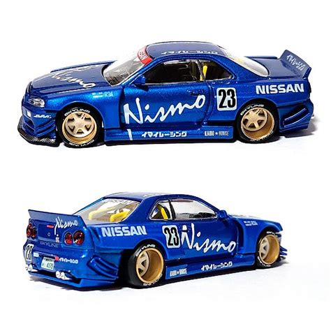 Miniatura Kaido House X Mini Gt Nissan Skyline Gt R R Works