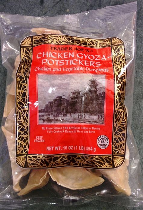 Trader Joe S Nutrition Labels Trader Joe S Chicken Gyoza Potstickers