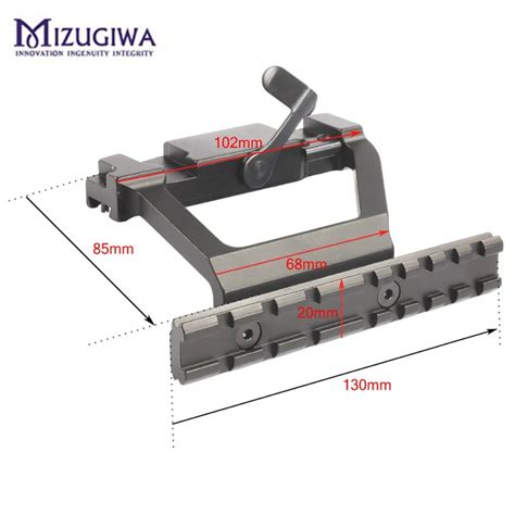 Hunting AK Mount 47 Side Rail Lock Scope Mount Base QD Scope Sight ...