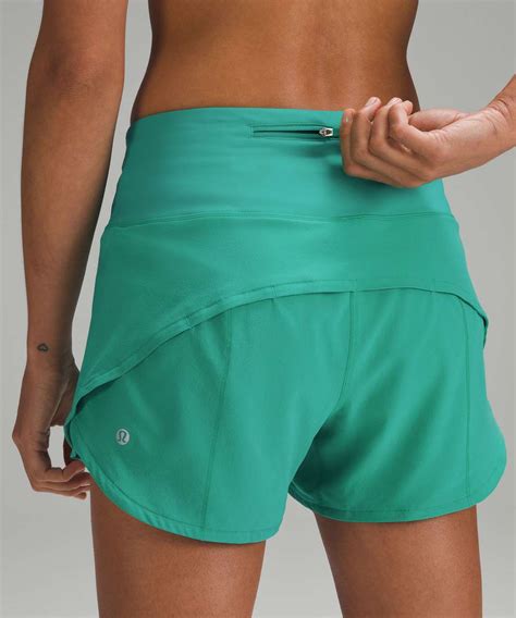 Lululemon Speed Up High Rise Lined Short 4 Kelly Green Lulu Fanatics