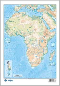 Comprar Mapa Mudo Africa Fisico Color De Buscalibre