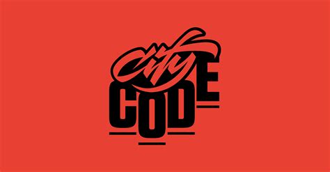 city code logo lettering  behance