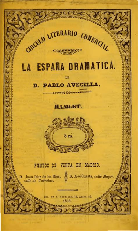 Hamlet Drama En Cinco Actos