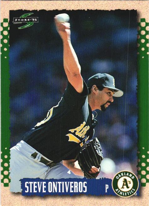 1995 Score 38 Steve Ontiveros Oakland Athletics EBay