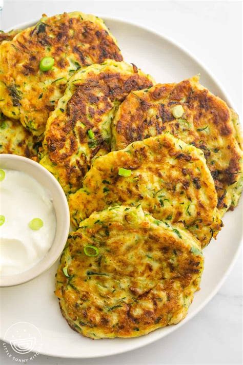 The Best Zucchini Fritters Recipe - Little Sunny Kitchen