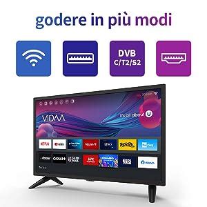 Antteq Av Smart Tv Pollici Cm Televisore Con Netflix Prime