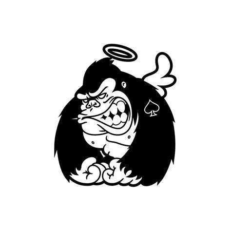 Gorilla Vinyl Decal Sticker V33 - DecalsHouse