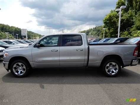 Billett Silver Metallic 2019 Ram 1500 Big Horn Crew Cab 4x4 Exterior Photo 128850093