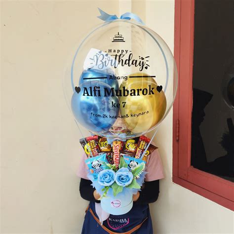 Jual Balon Bucket Balon Buket Balon Snack Bloom Box Bouquet Balon