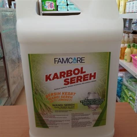 Jual Karbol Karbol Sereh Wangi Piposol 5 Liter Shopee Indonesia