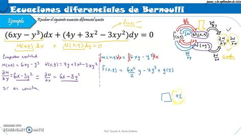 Ecuaci N Diferencial Exacta Youtube