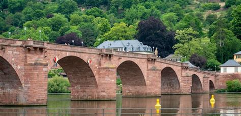 Premium Photo | Old bridge in Heidelberg