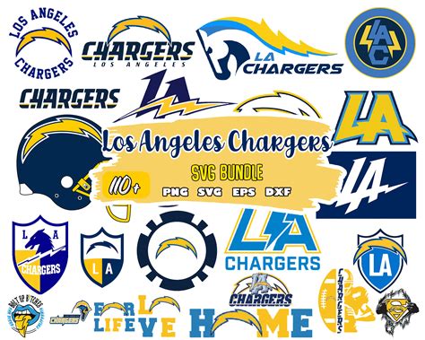 Los Angeles Chargers Bundle Svg Los Angeles Chargers Svg N Inspire