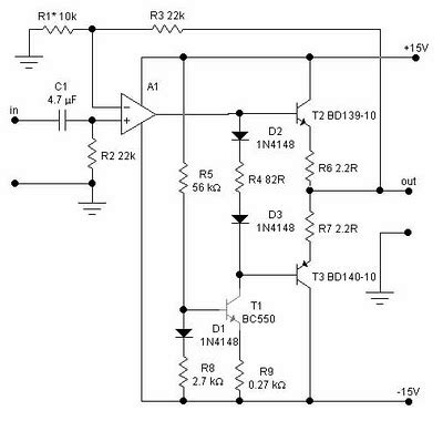 Headphone amplifier circuit - Electronic Circuit