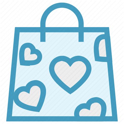 Hand Bag Heart Love Shopper Bag Shopping Bag Valentine T